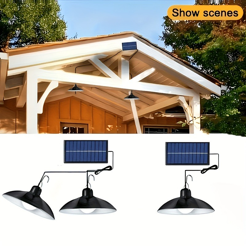 1pc Solar Pendant Light Outdoo - Outdoor Lighting Chandelier 评论和价格