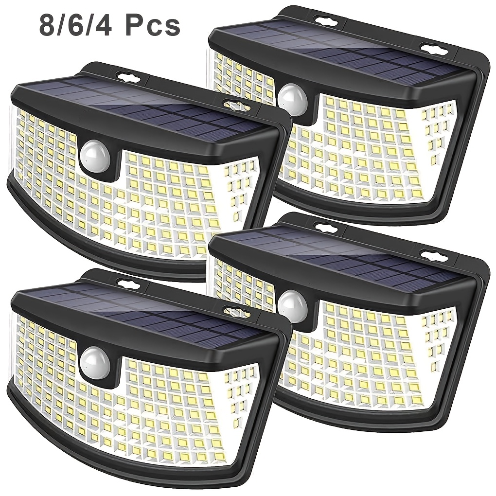 8/6/4 Packs Solar Motion Senso - Outdoor Lighting Pathway 评论和价格