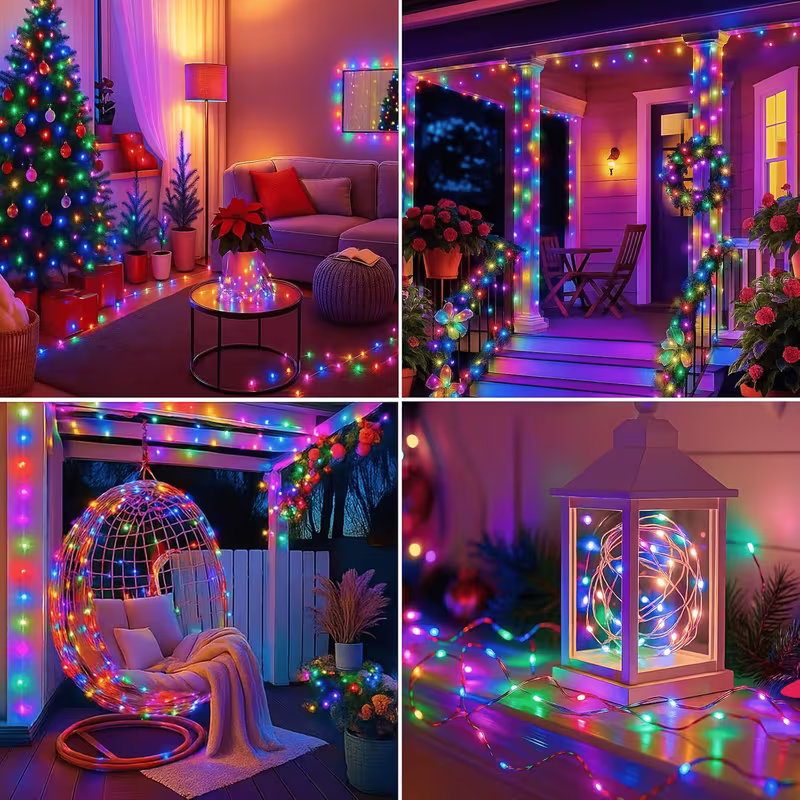 Solar Garden LED Fairy Lights  - Outdoor Lighting For Gazebo 评论和价格
