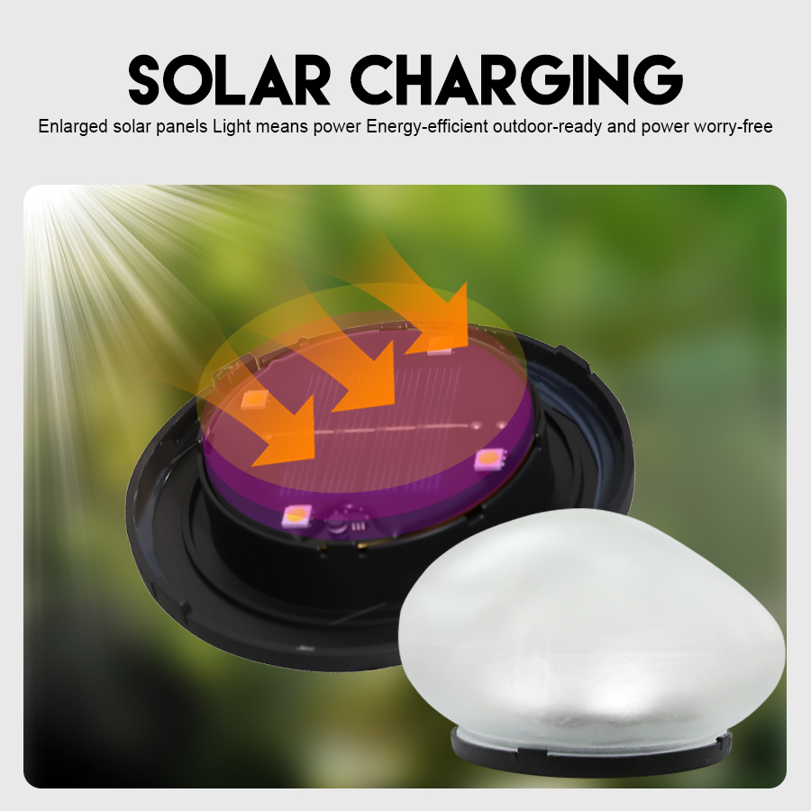 Solar Decorative Lamp Frosted  - Outdoor Lighting For Gazebo 评论和价格