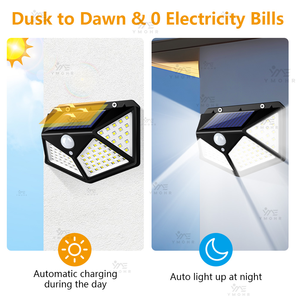 540 LED Solar Lamp Outdoor Sec - Wall Lighting Outdoor 评论和价格