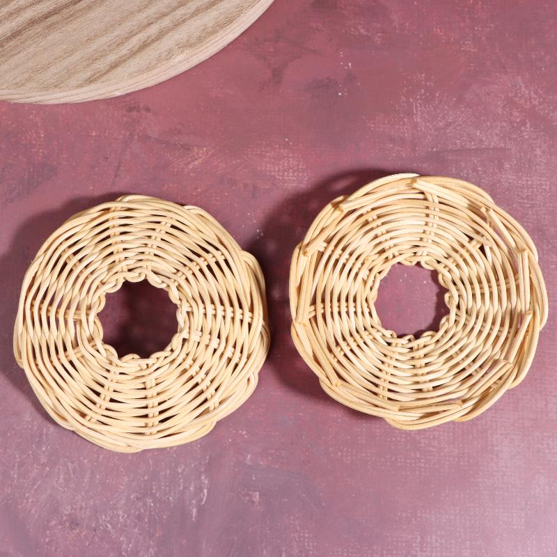 (SH）*2Pcs Handwoven Rattan Lam - Outdoor Lighting Chandelier 评论和价格