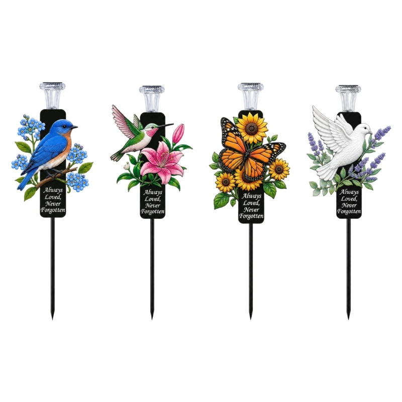 Solar Garden Stake Light Metal - Outdoor Lighting Accent 评论和价格