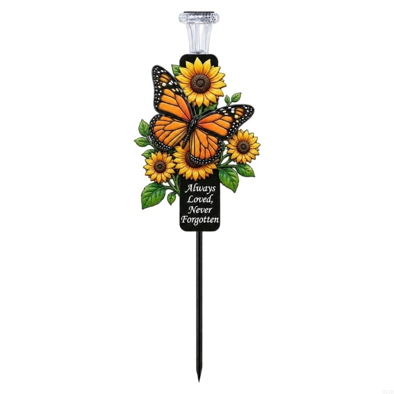 Solar Garden Stake Light Metal - Outdoor Lighting Accent 评论和价格