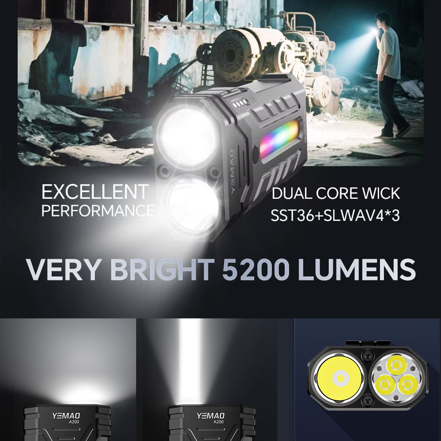 5200LM Innovative Multifunctio - Outdoor Lighting Nearby 评论和价格