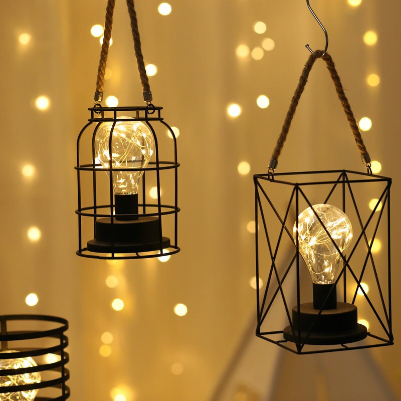 Battery Powered Cordless Cage  - Outdoor Lighting Accent 评论和价格