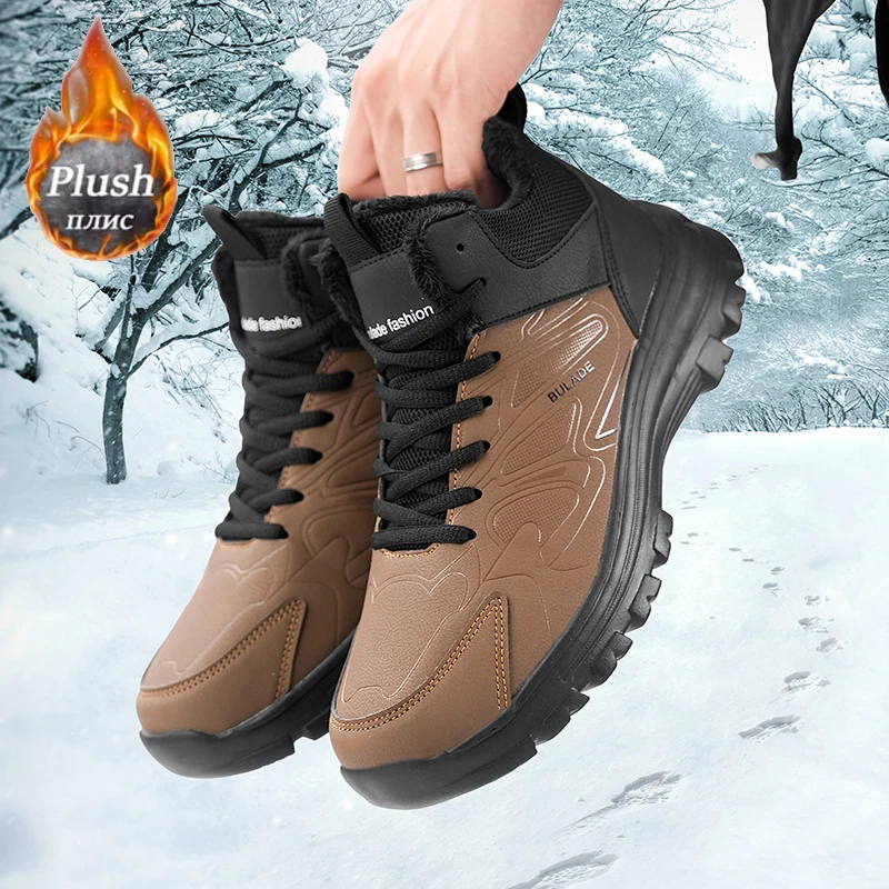 ELUVA Men Snow Boots Waterproo - Outdoor Lighting Round 评论和价格