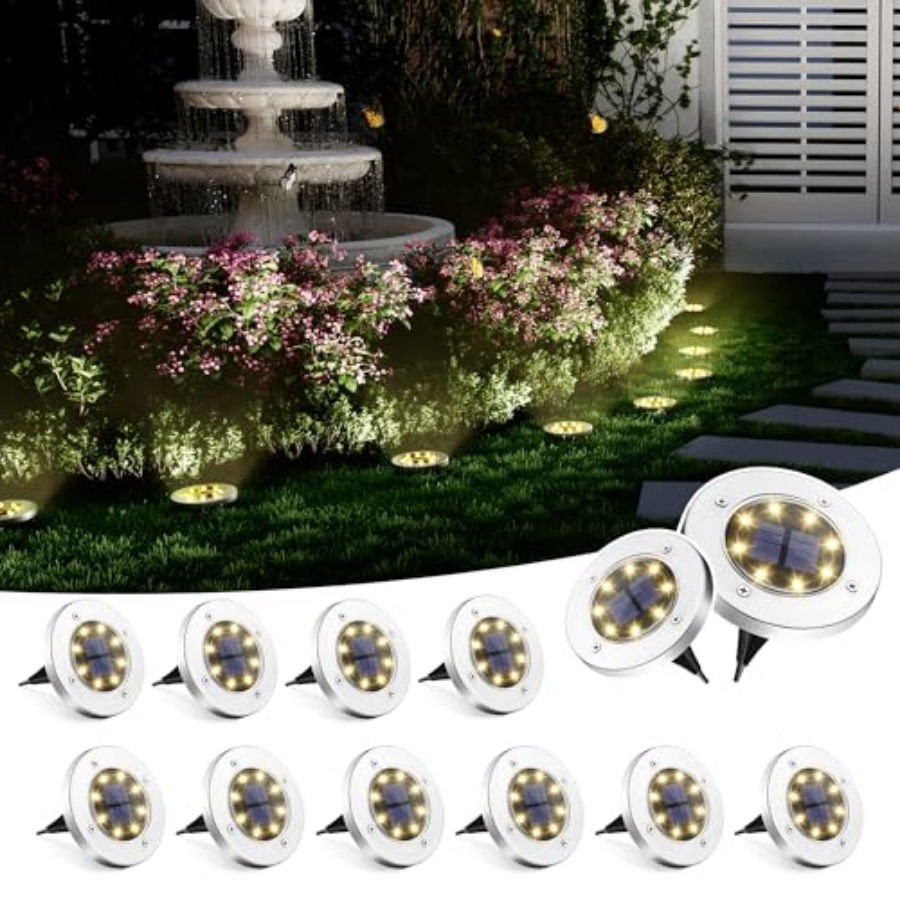 Solar Ground Lights Solar Ligh - Outdoor Lighting Landscape 评论和价格