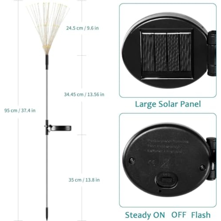 Solar Firework Lights, Lightin - Outdoor Lighting Pathway 评论和价格