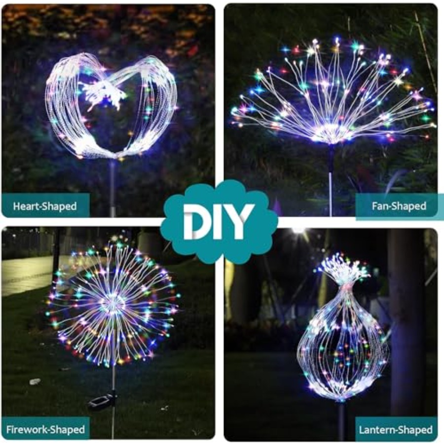 Solar Firework Lights, Lightin - Outdoor Lighting Pathway 评论和价格
