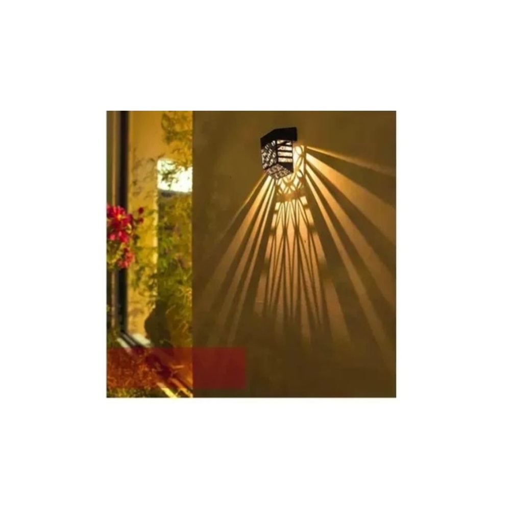 Solar Powered LED Garden Fence - Outdoor Lighting Pathway 评论和价格